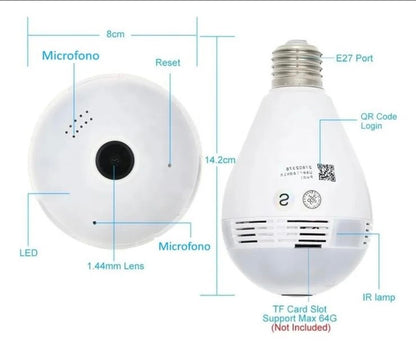 Camara espia bombillo